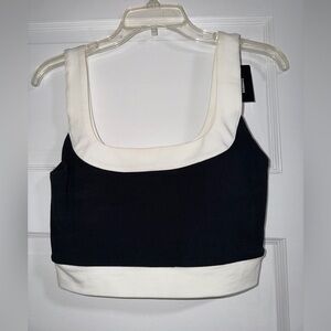 Express Monochrome Cropped Top